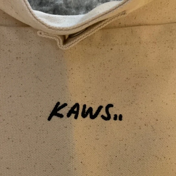 NWT kaws X uniqlo tote bag